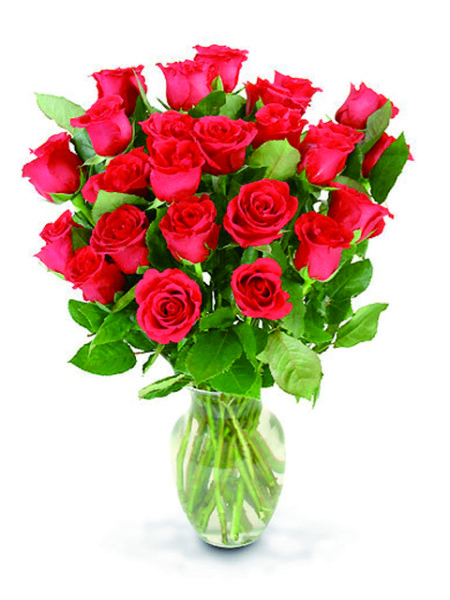 bouquet 24 roselline rosse