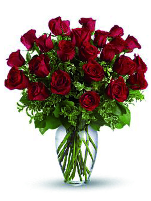 24 roselline rosse